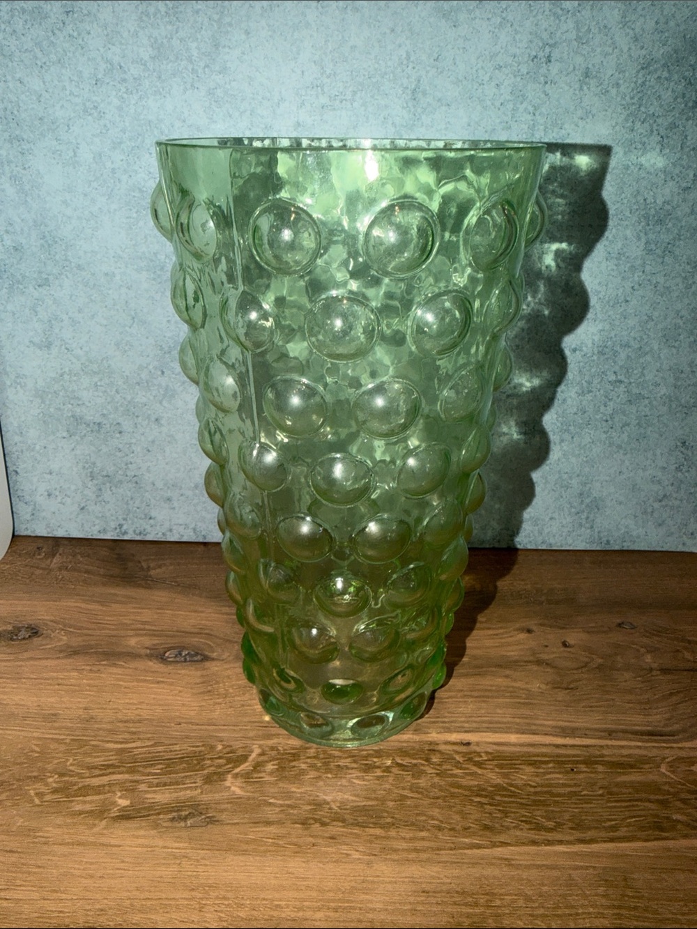 Green Textured Glass Vase - Home Accents